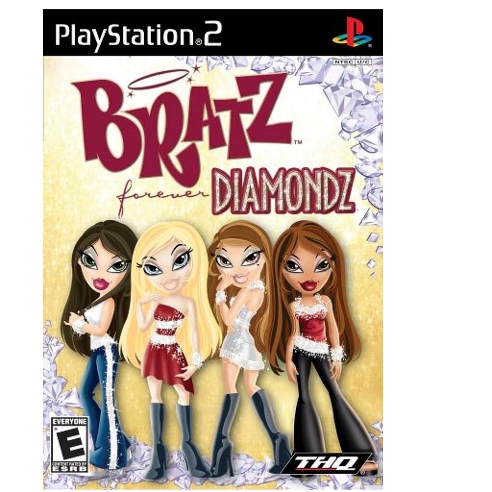 (222) Bratz Forever Diamondz PlayStation 2 Game - Bratz Logo